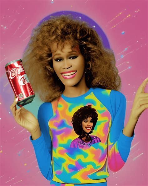 Whitney Houston in the 80s · Creative Fabrica