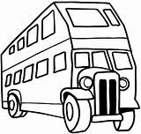 Double Decker Bus Coloring Page At GetColoringscom  Free Printable sketch template