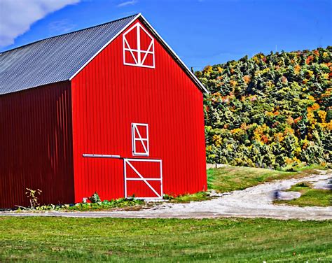 The Red Barn Free Stock Photo - Public Domain Pictures