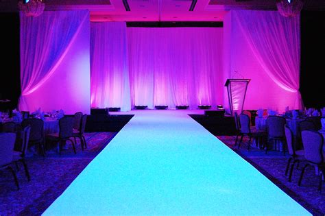 Runway to glow all white (ignore stage backdrop in this picture) | Diy ...