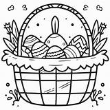 Easter Basket coloring Pages  ColoringLib sketch template
