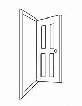 Door Coloring Pages  Free Printable For Kids sketch template