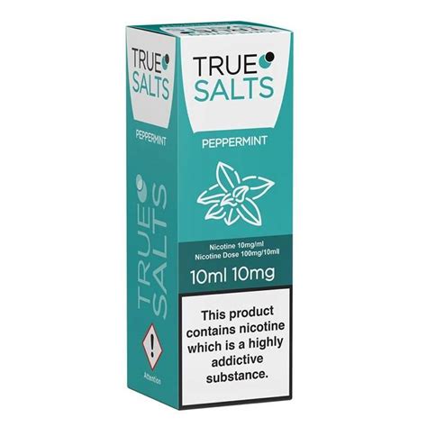 True Salts Nic Salt - Peppermint - 10ml - 20mg | Vape and Go
