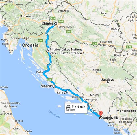 Croatia road trip itinerary; the ultimate guide from Zagreb to Dubrovnik