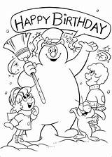 Kids n funcom  Coloring Page Frosty The Snowman sketch template