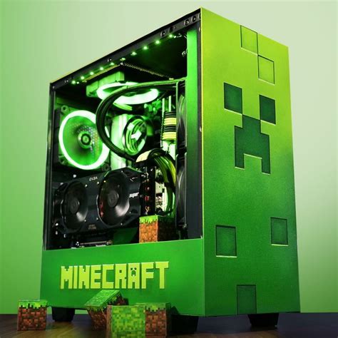 Minecraft Creeper PC Case Mod feat. NZXT H510i | Idee