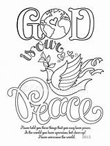 God Coloring Pages sketch template