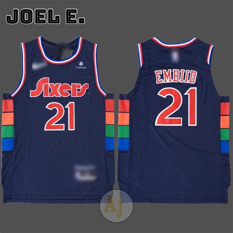 basketball jersey JOEL EMBIID 76ers | Shopee Philippines