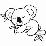Koala Coloring Pages  drawing Bear coloring Animal sketch template