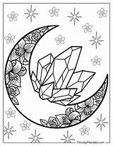20 Crystal Coloring Pages Free PDF Printables sketch template