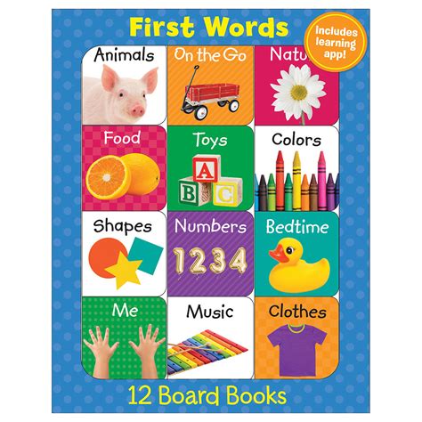 First Words 12 Board Book Set – pilbooks