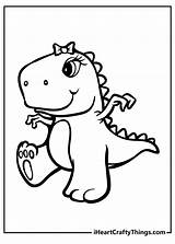 Cute Dinosaur Coloring Pages sketch template