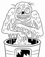 Free Printable Zombies Coloring Pages For Kids sketch template