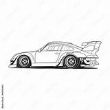 Car outline coloring Pages Vector Stock Foto  Adobe sketch template