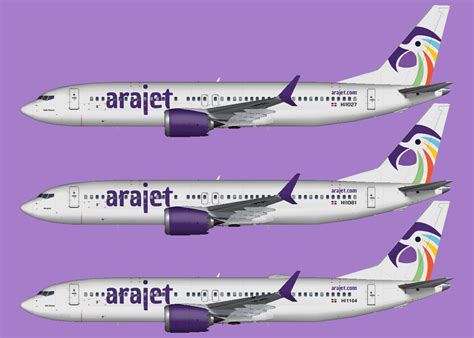 Arajet Boeing 737-8MAX Fleet