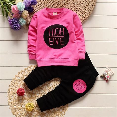 Newborn Baby girl clothes spring autumn baby clothes set cotton Kids ...