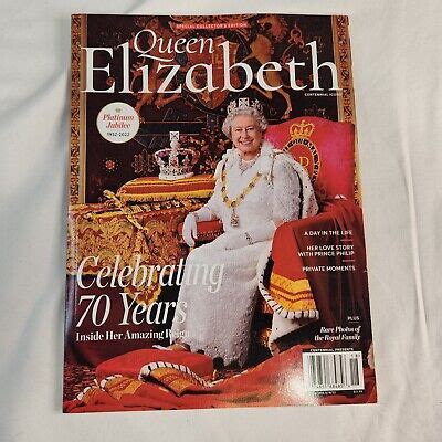 QUEEN ELIZABETH PLATINUM Jubilee 70 Year Reign Magazine 2022 Centennial ...