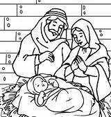 Baby Jesus Coloring Pages For Kids sketch template