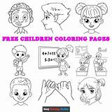 Children Coloring Pages sketch template