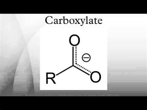 Carboxylate - YouTube