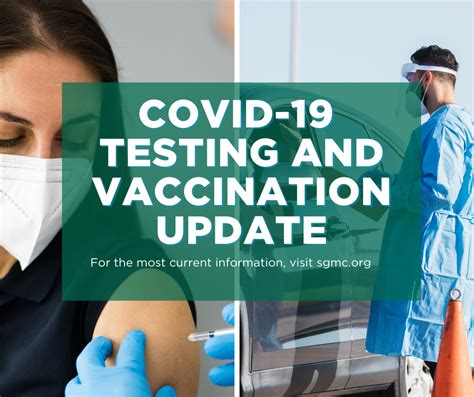 SGMC Adjusts Testing and Vaccinations for COVID-19