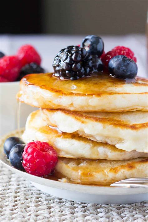 Fluffy Buttermilk Pancakes - Just so Tasty