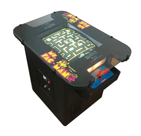 Arcade Specialties | Ms. Pac-Man Cocktail Table Video Arcade Game for Sale - Black