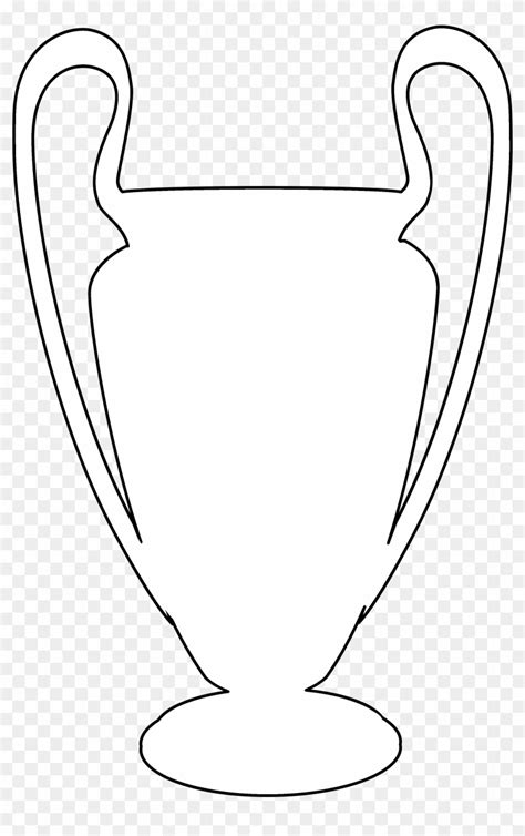 Champions League Logo Black And White - Champions League Logo White Png, Transparent Png ...