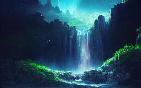 Waterfall Concept Art