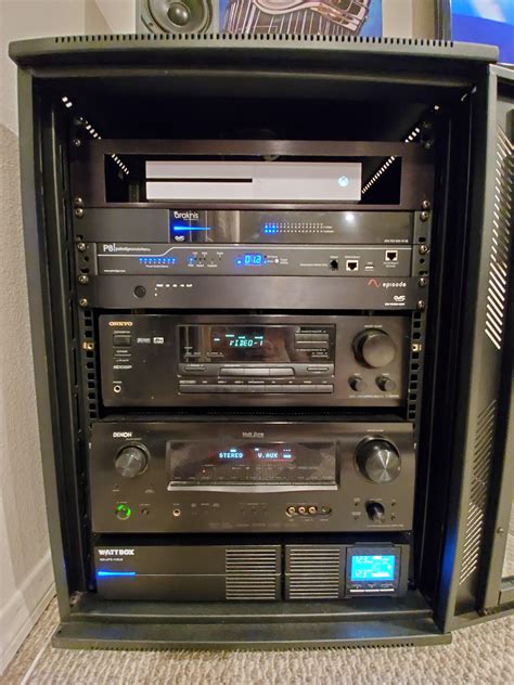 Rack mounted my A/V and networking equipment recently : r/BudgetAudiophile