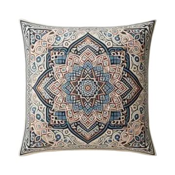 Luxury Design Of Islamic Patterned Throw Pillows Isolated, Islamic Pattern, Ramadan, Pillow PNG ...