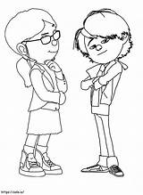 Margo Y Antonio De mi villano favorito 2 Para Colorear sketch template