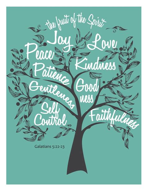 “But the fruit of the Spirit is love, joy, peace, longsuffering ...