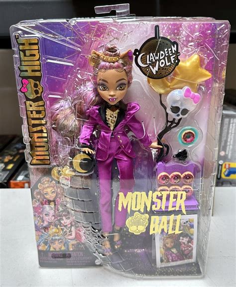 2023 Monster High Clawdeen Wolf Monster Ball Party Fashion Doll *IN HAND* | eBay