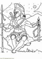 Greek Gods Coloring Pages Free sketch template