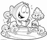 Bubble Guppies 7 Coloring Page  Free Printable Pages sketch template