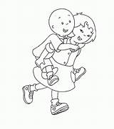 Free Printable Caillou Coloring Pages For Kids sketch template