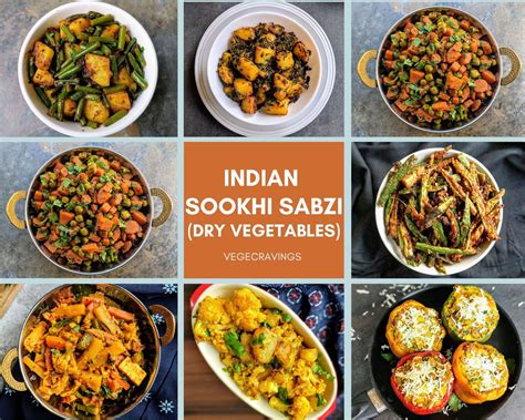 Indian Sabzi Recipes | 18 Dry Vegetables | Sookhi Sabji | VegeCravings