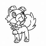 Rockruff Coloring Page  Print IdeaShortcut sketch template