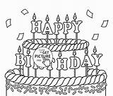 Printable Coloring Pages Happy Birthday sketch template