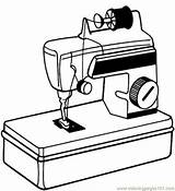 Sewing Coloring Pages Coloring Pages sketch template