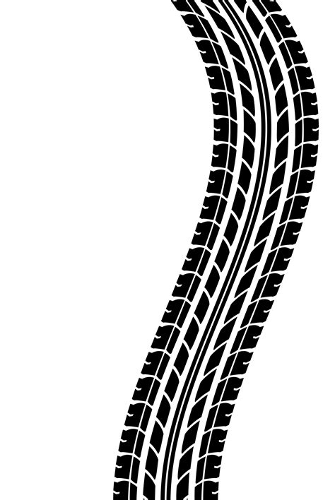 Tire track clipart - Clipground