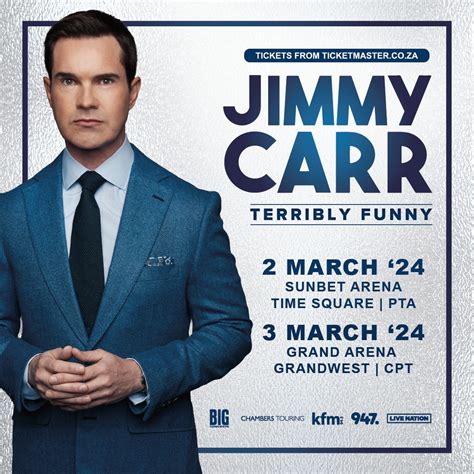 British comedian Jimmy Carr returns to Cape Town for one night only