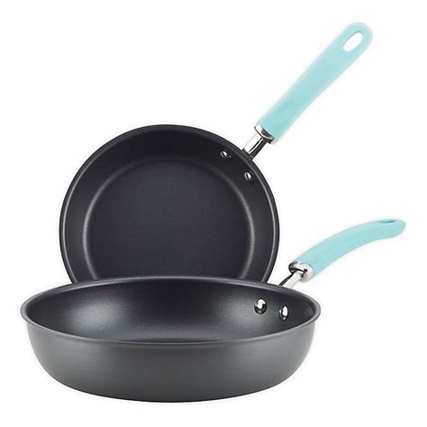 Rachael Ray Create Delicious Nonstick Hard-Anodized 2-Piece Skillet Set ...