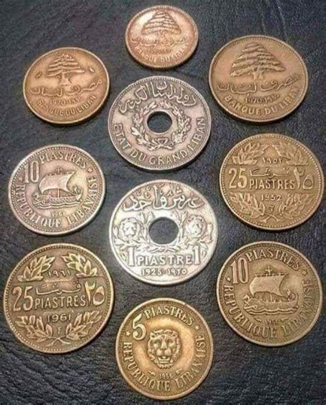 Lebanese ancient currency | World coins, Lebanon, Rare coins