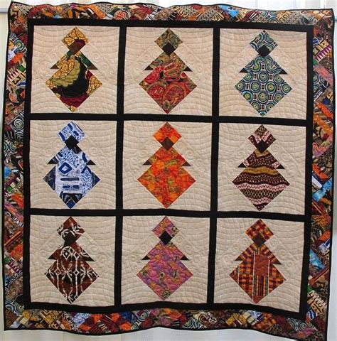 Best African Queen Quilt Block Pattern 8 | African quilts, Quilts, Quilt patterns