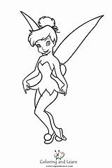 Tinkerbell Coloring Pages FREE 2025  And Learn sketch template