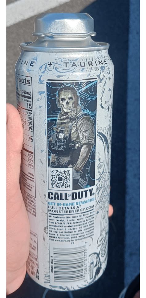 Why doesnt monster put cod label text on top of can anymore??? : r/monsterenergy