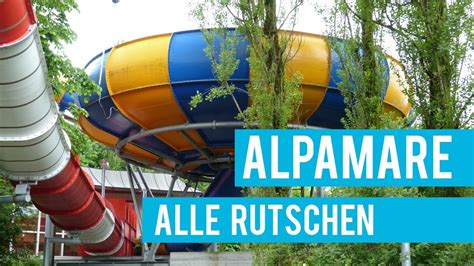 Alle Rutschbahnen im Alpamare Pfäffikon! || INSANE WATER RIDES at ...