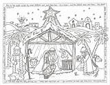 Printable Nativity Coloring Pages For Kids sketch template
